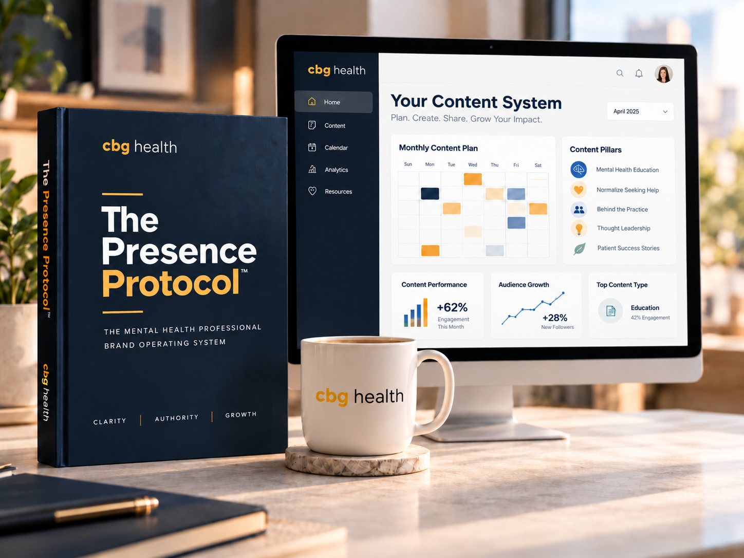 The Presence Protocol playbook and content system